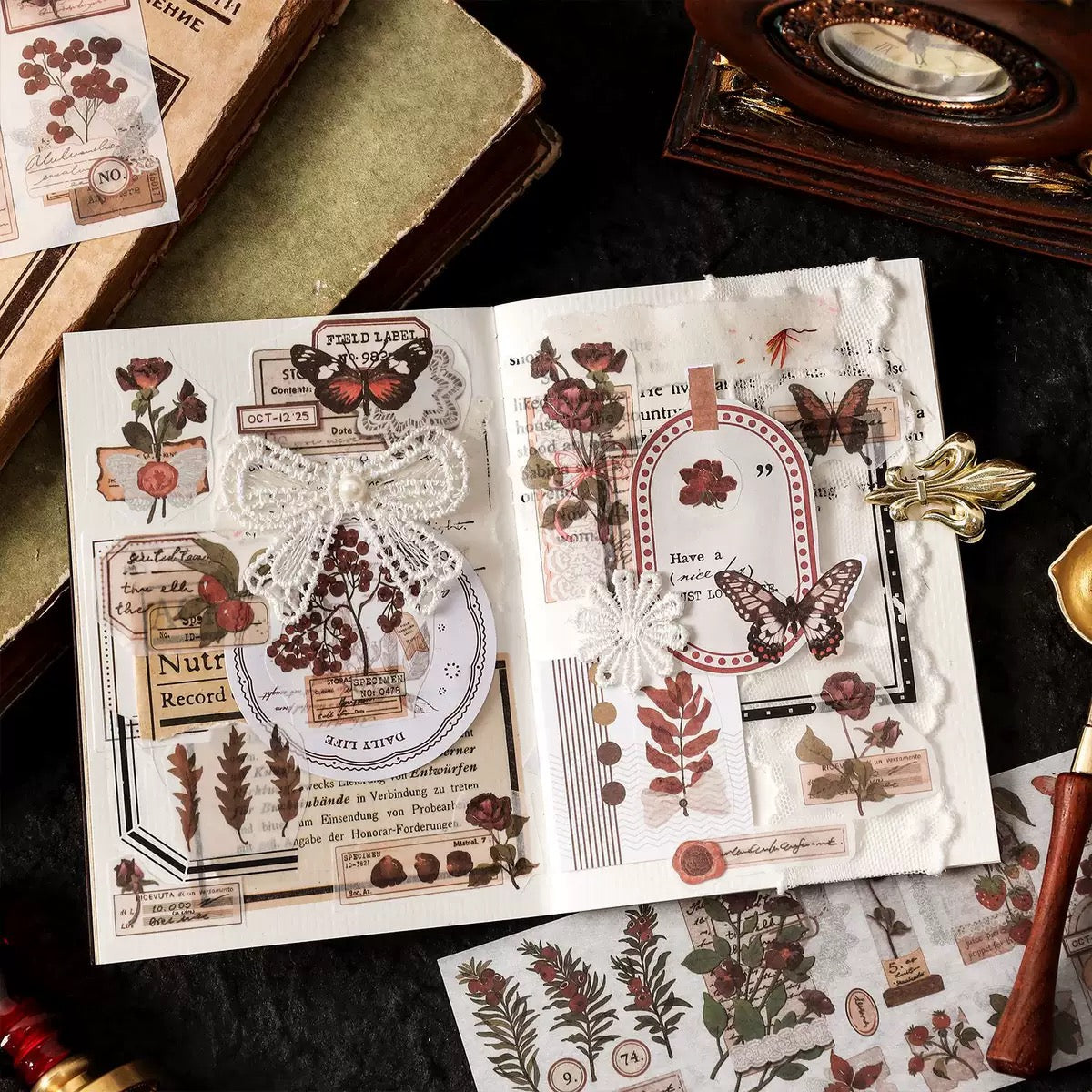 Woodland Archive — Vintage Washi Sticker Sheets
