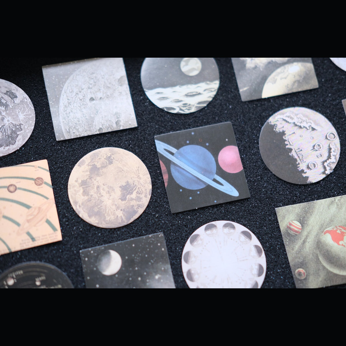Moonlit Orbits – Vintage Astronomy Sticker Box