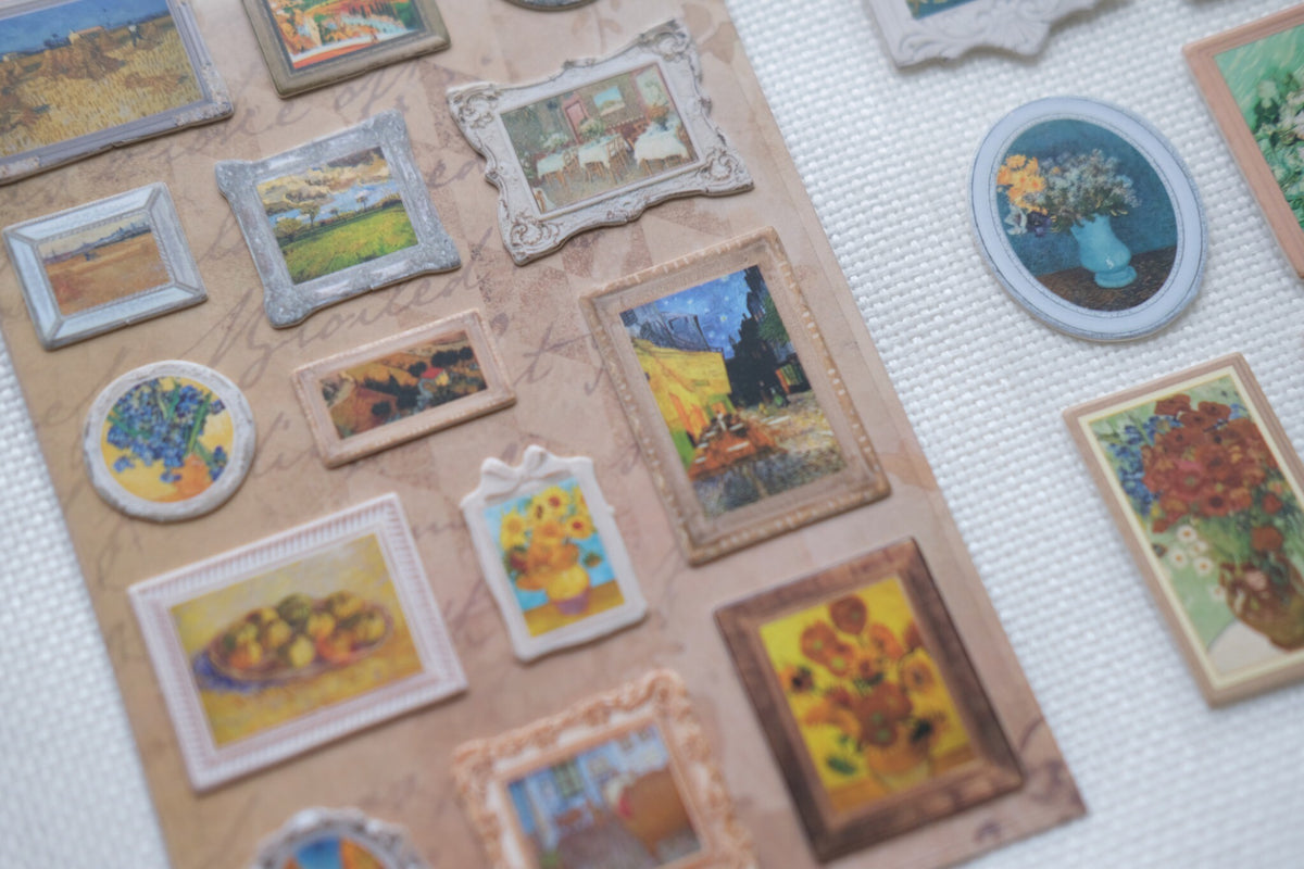 Van Gogh’s Dream – 3D Art Gallery Stickers