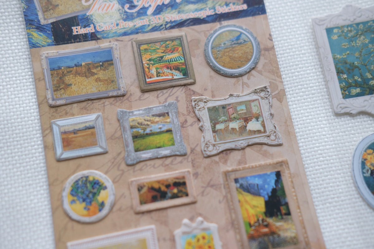Van Gogh’s Dream – 3D Art Gallery Stickers