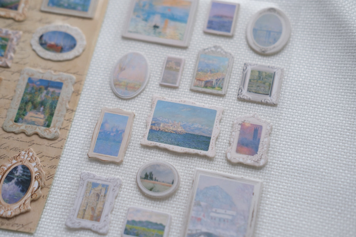 Monet’s Garden – Impressionist Art 3D Stickers