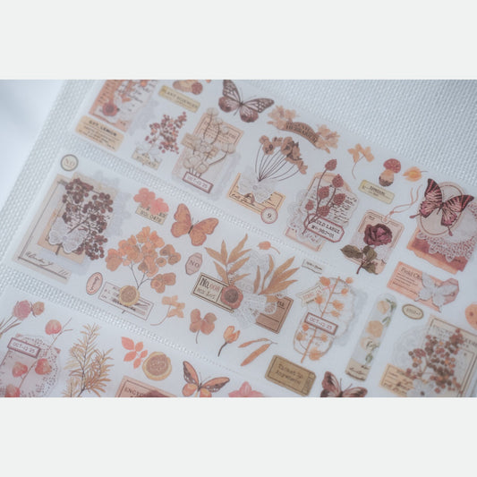 Faded Florals — Vintage Washi Sticker Sheets