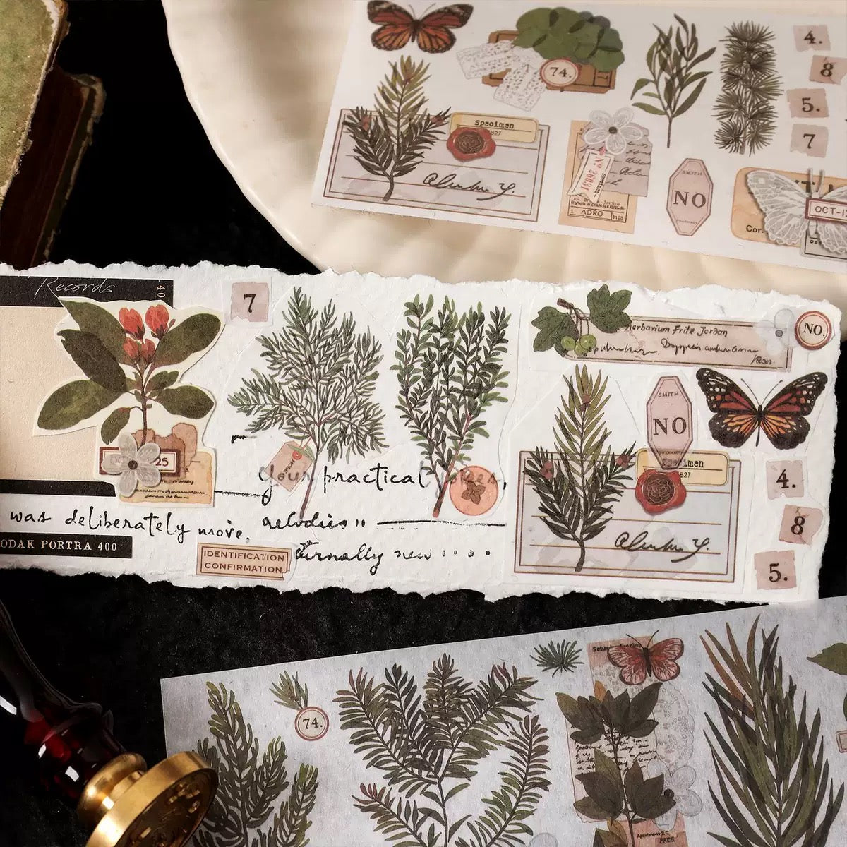 Woodland Archive — Vintage Washi Sticker Sheets