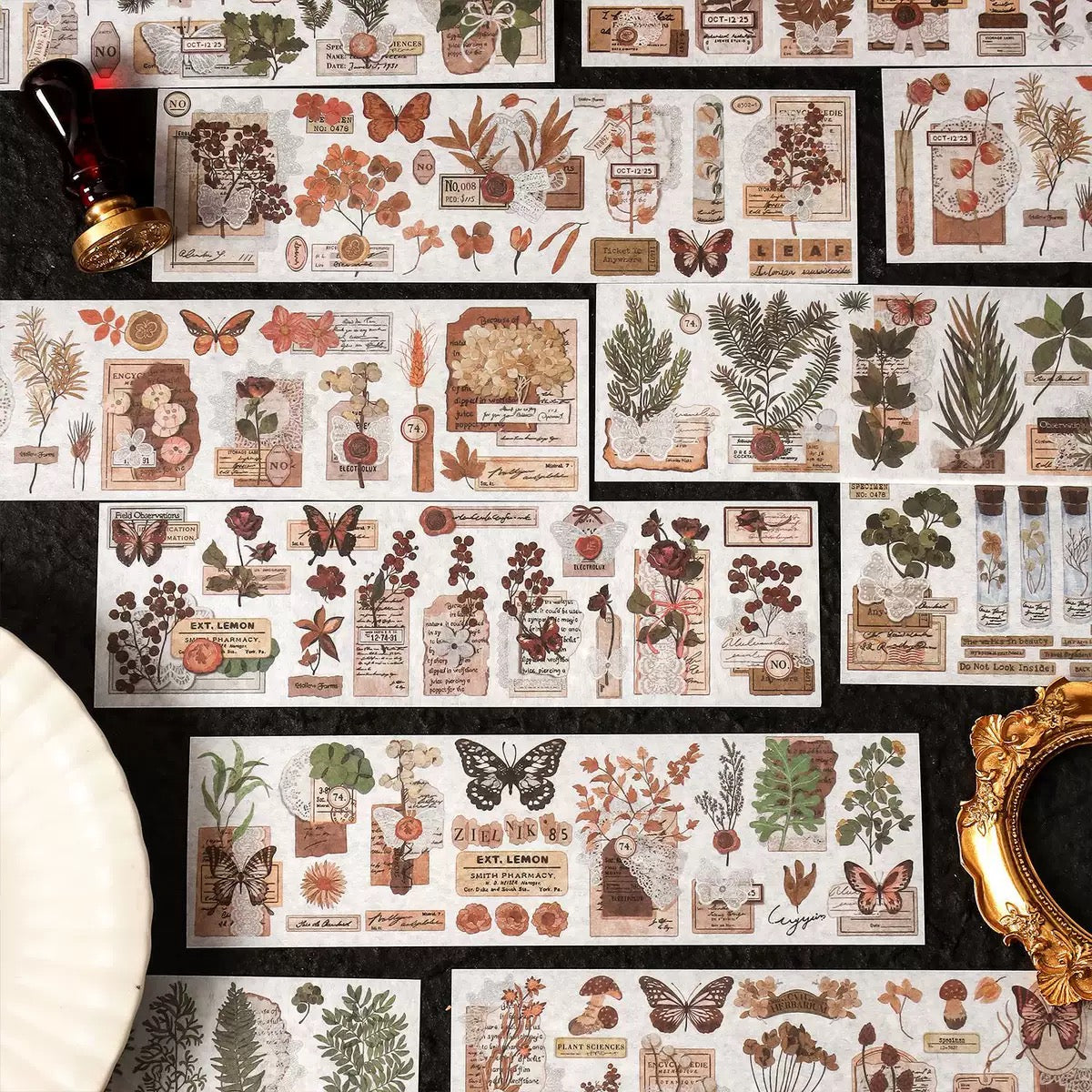 Woodland Archive — Vintage Washi Sticker Sheets