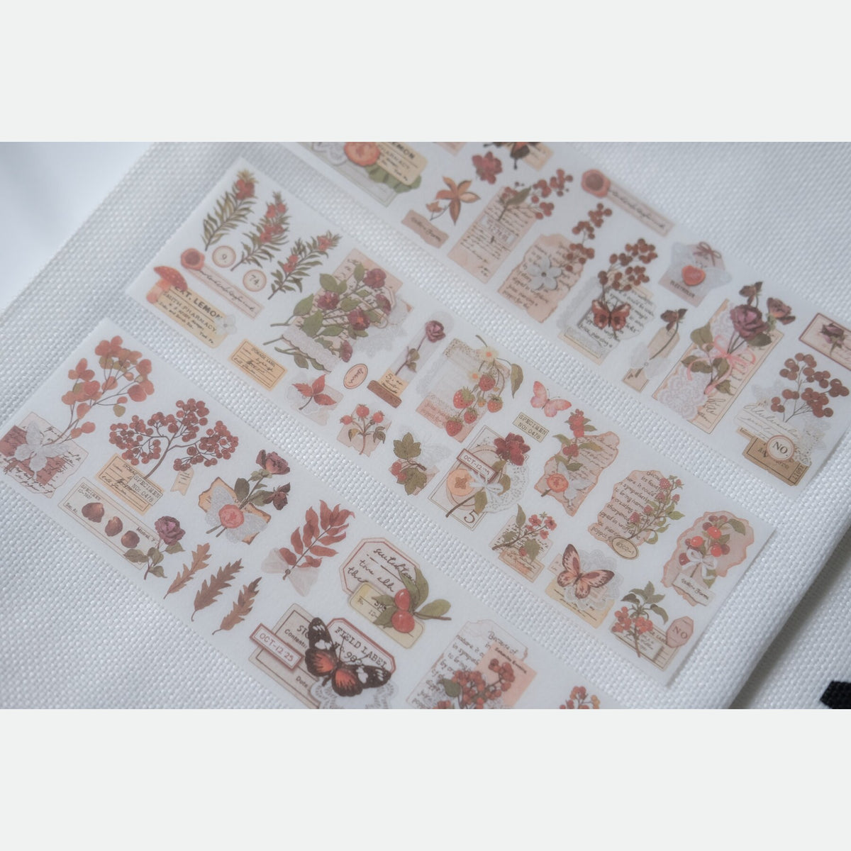 绿篱珍藏 — 复古和纸贴纸套装