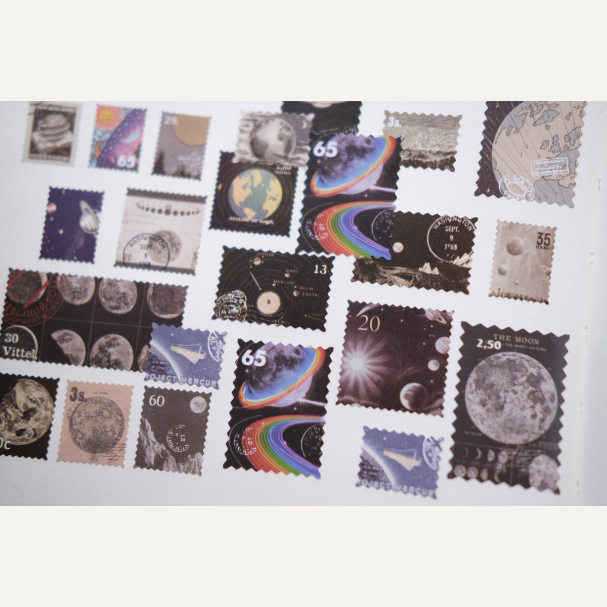Moon Landing Era – Vintage Space Stamp Tape