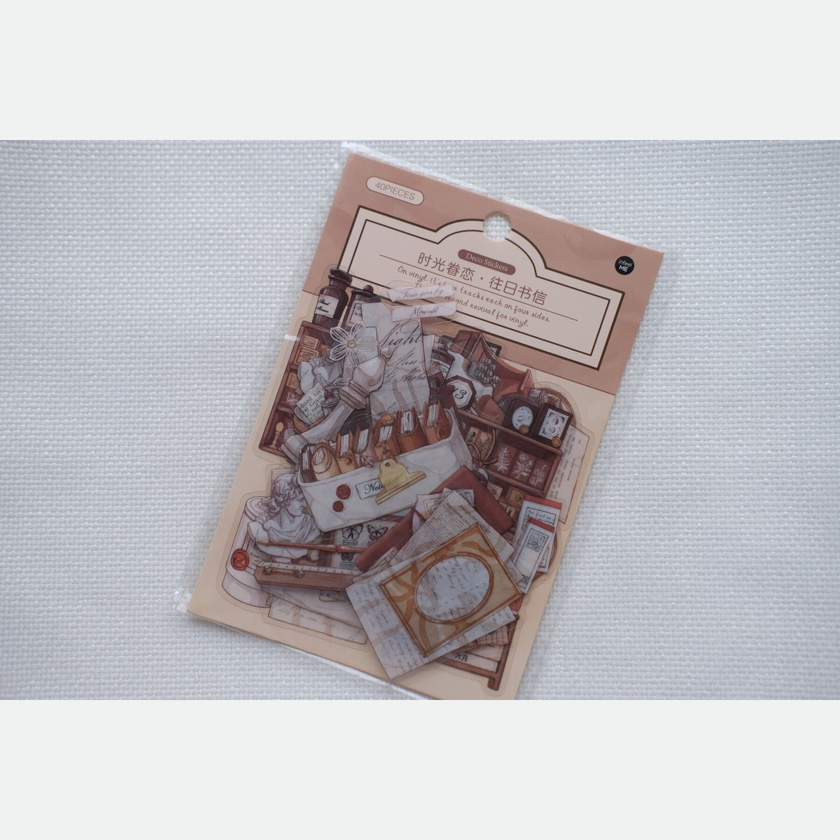 The Letter Writer’s Desk — Vintage PET Sticker Pack