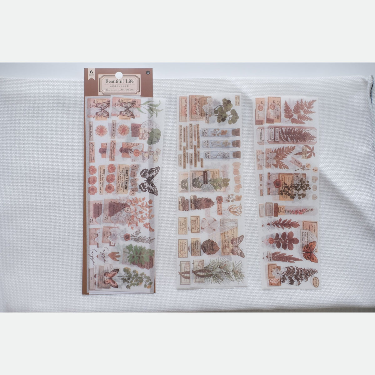 Woodland Archive — Vintage Washi Sticker Sheets
