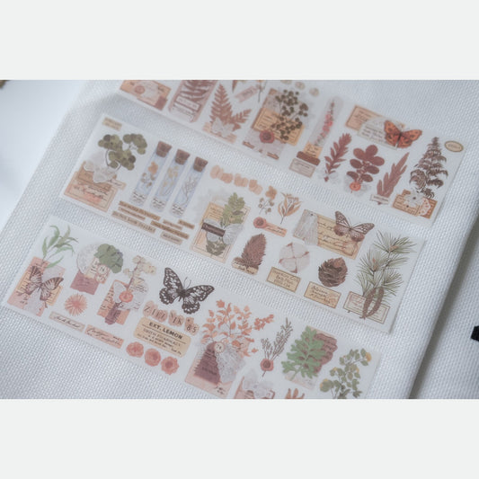 Woodland Archive — Vintage Washi Sticker Sheets