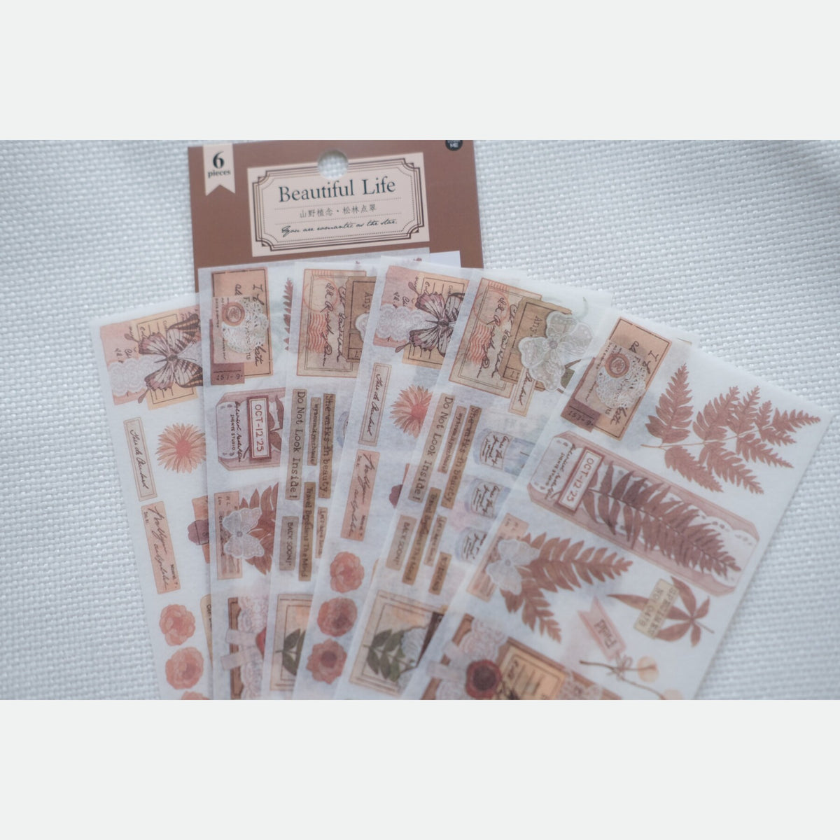 Woodland Archive — Vintage Washi Sticker Sheets